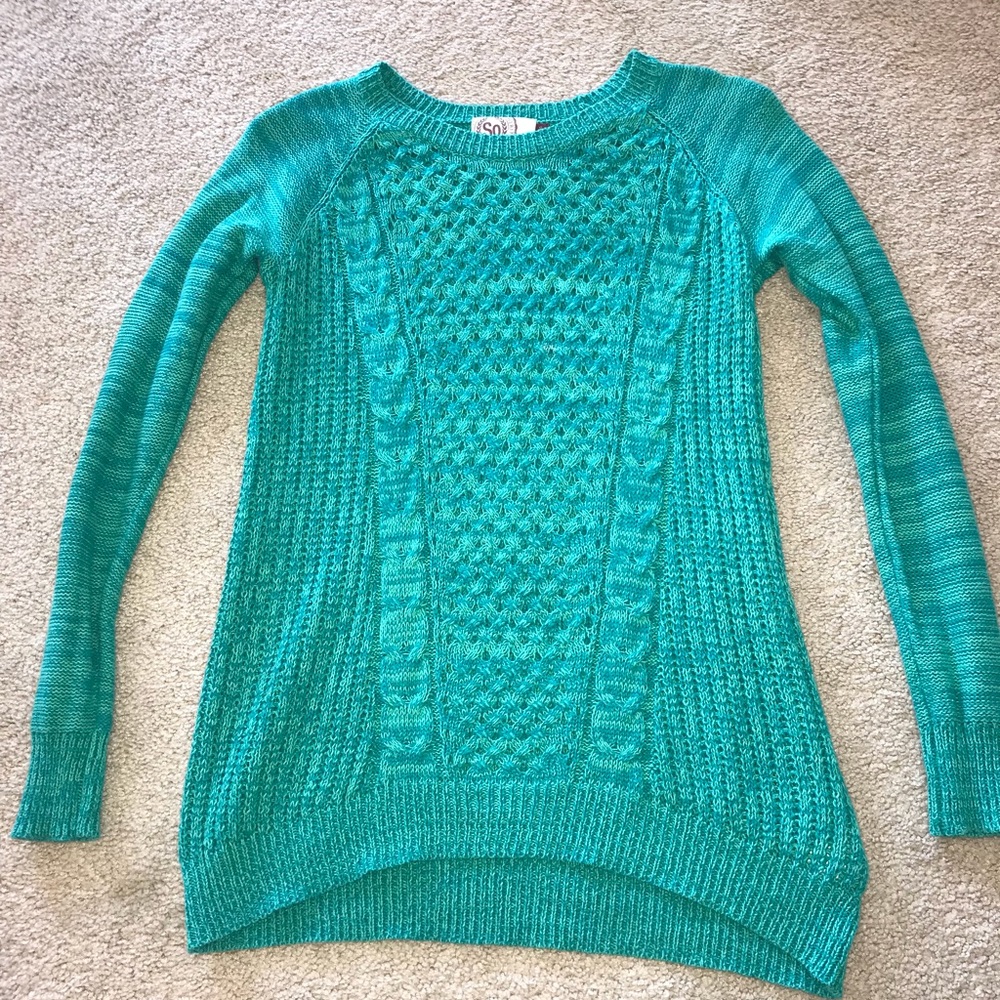 Mint green sweater